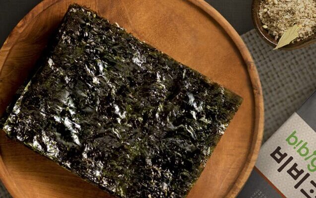 popular Korean food “김(Gim)” seaweed